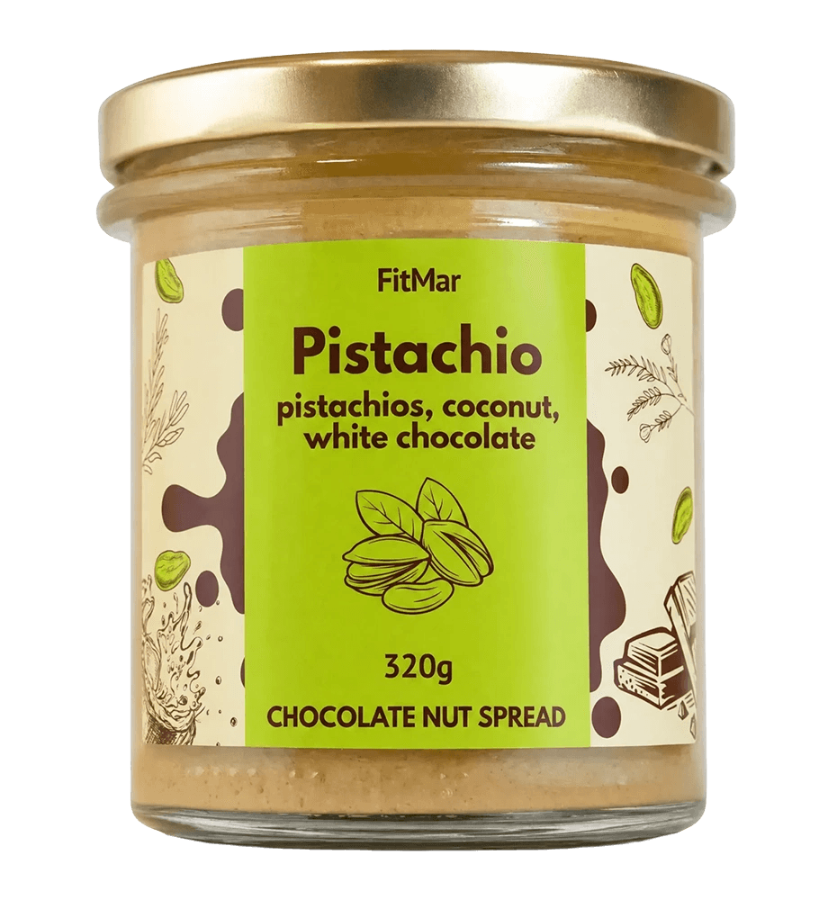 Pistáciový krém s kokosem a bílou čokoládou 190 g